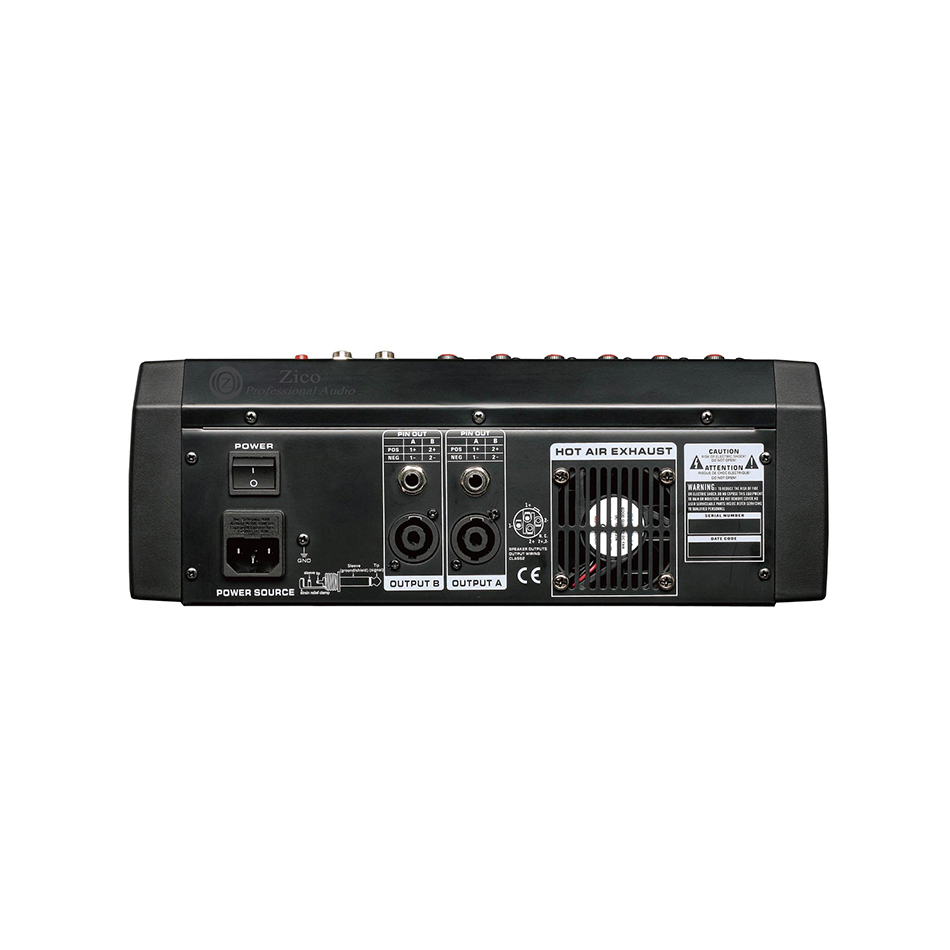 Zico PMX-8000 Powered Mixer